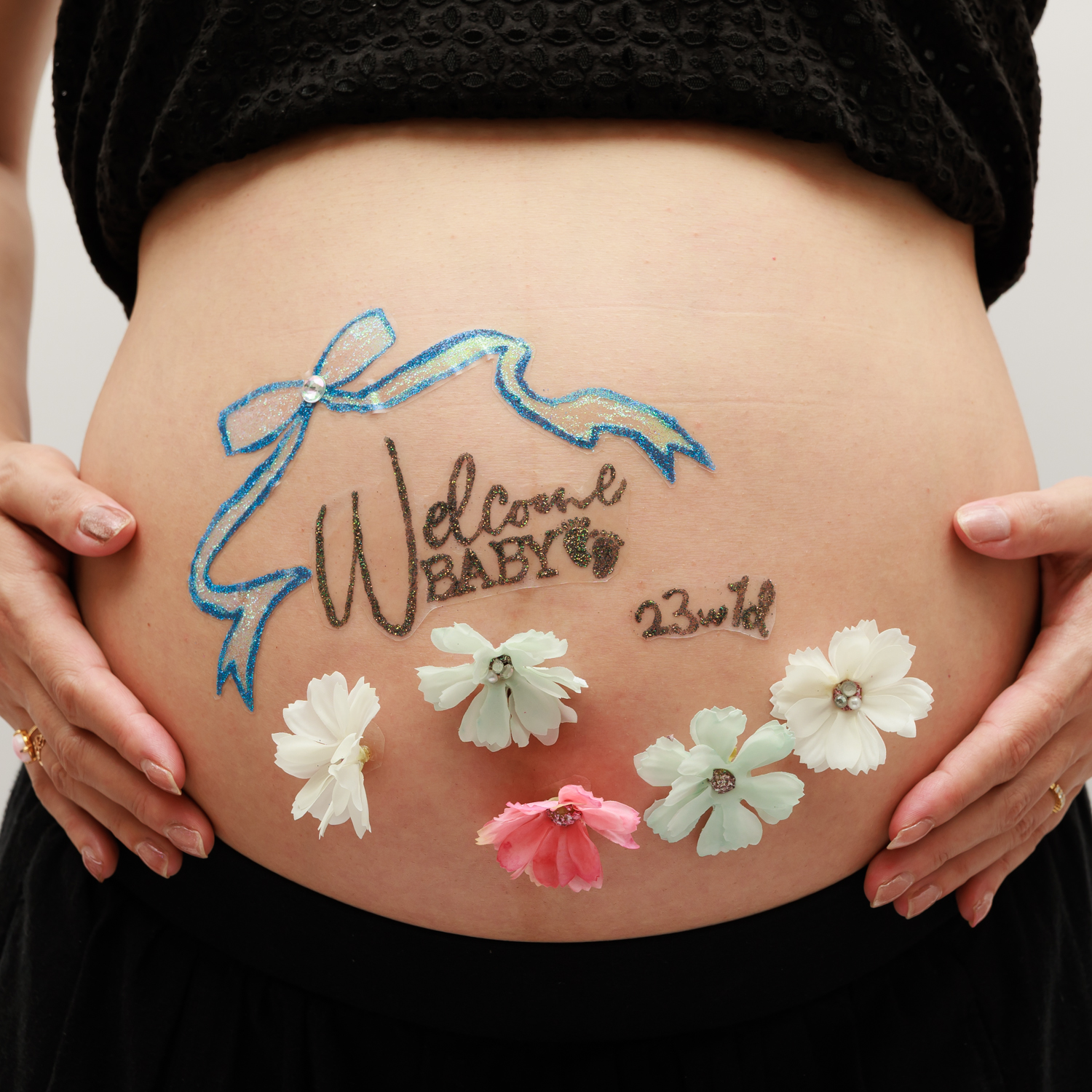 マタニティフォト ボディジュエリー③ - 画像 (5)