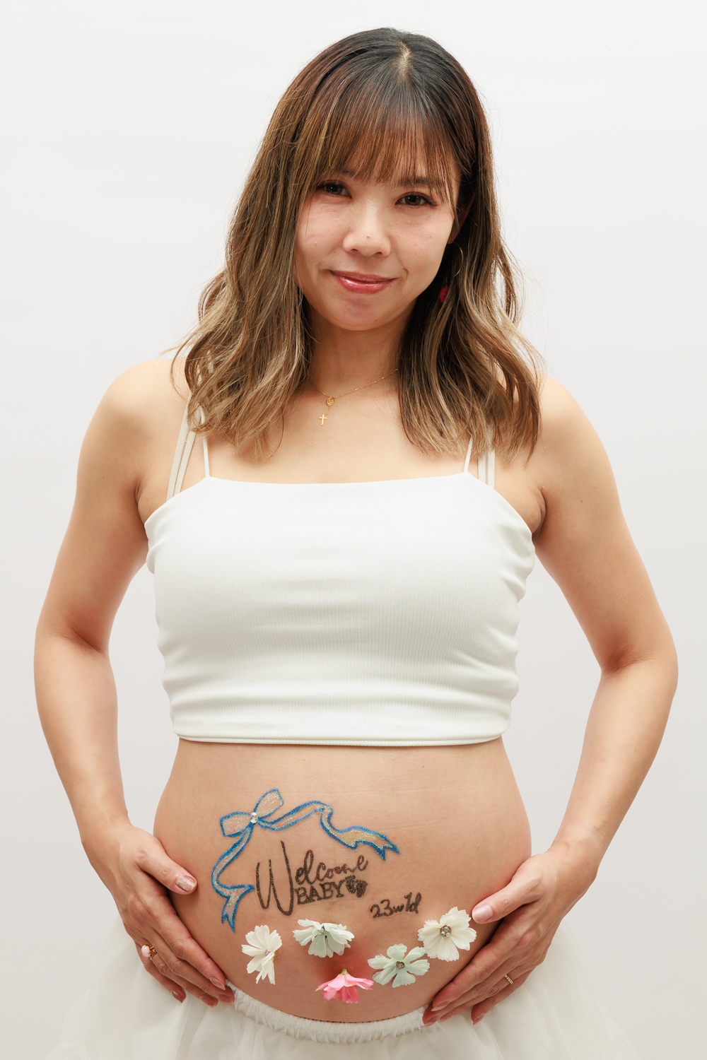 マタニティフォト ボディジュエリー③ - 画像 (3)