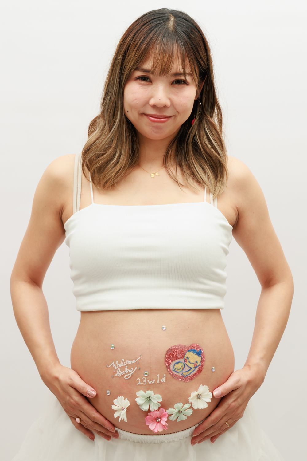 マタニティフォト ボディジュエリー④ - 画像 (6)